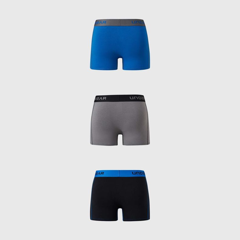 Boxer Hombre Tripack Largo Azul Iii-1
