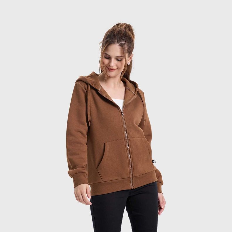 Polerón Mujer Hoodie Cafe Fashion's Park-1