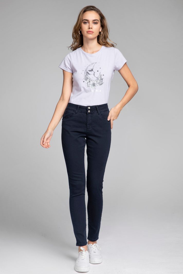 Jeans Push Up Color Juvenil-3
