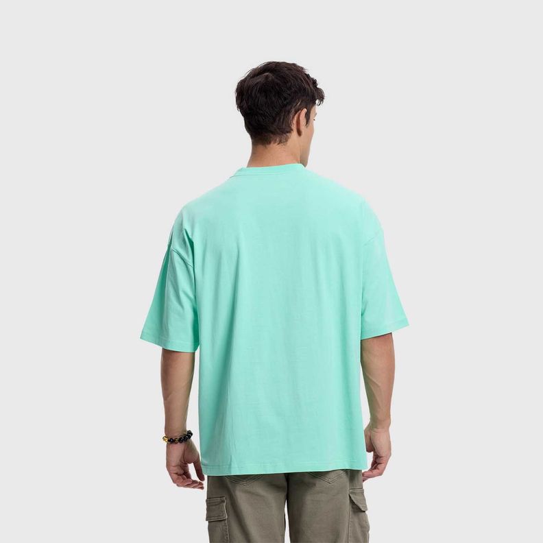 Polera Hombre Oversize Verde Claro Fashions Park-2