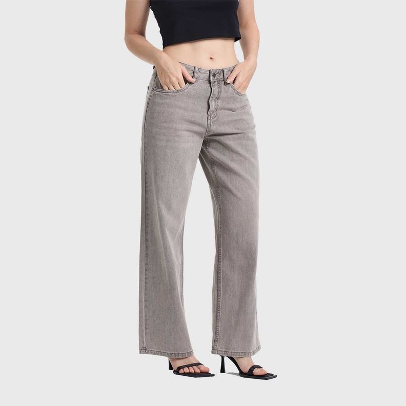 Jeans Mujer Baggy Dirty Wash Arena Fashion's Park-1