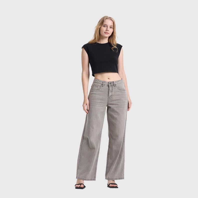 Jeans Mujer Baggy Dirty Wash Arena Fashion's Park-3
