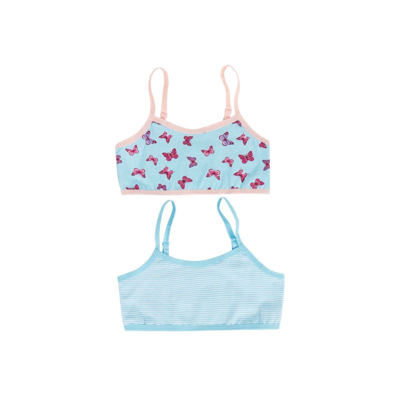 Sostén Niña Bipack Peto Juvenil Celeste Fashion's Park-0