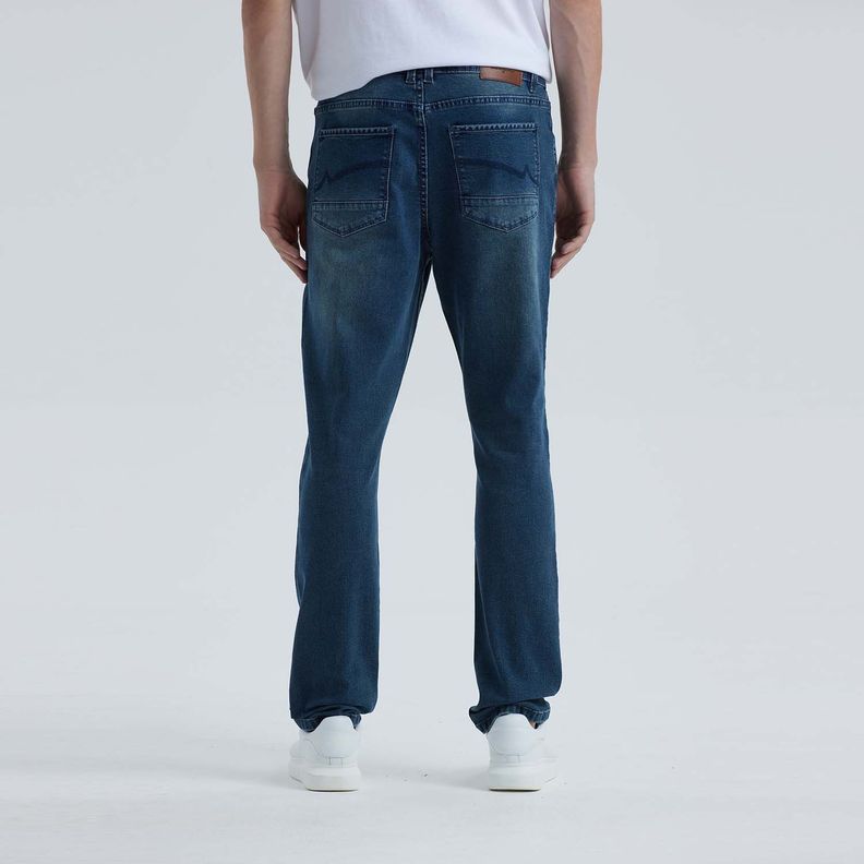 Jeans Hombre Slim 701 Azul-2