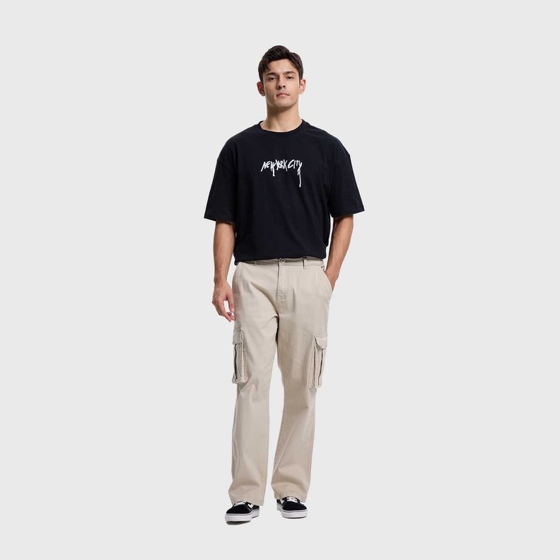Jeans Hombre Cargo Color Beige Fashions Park-3