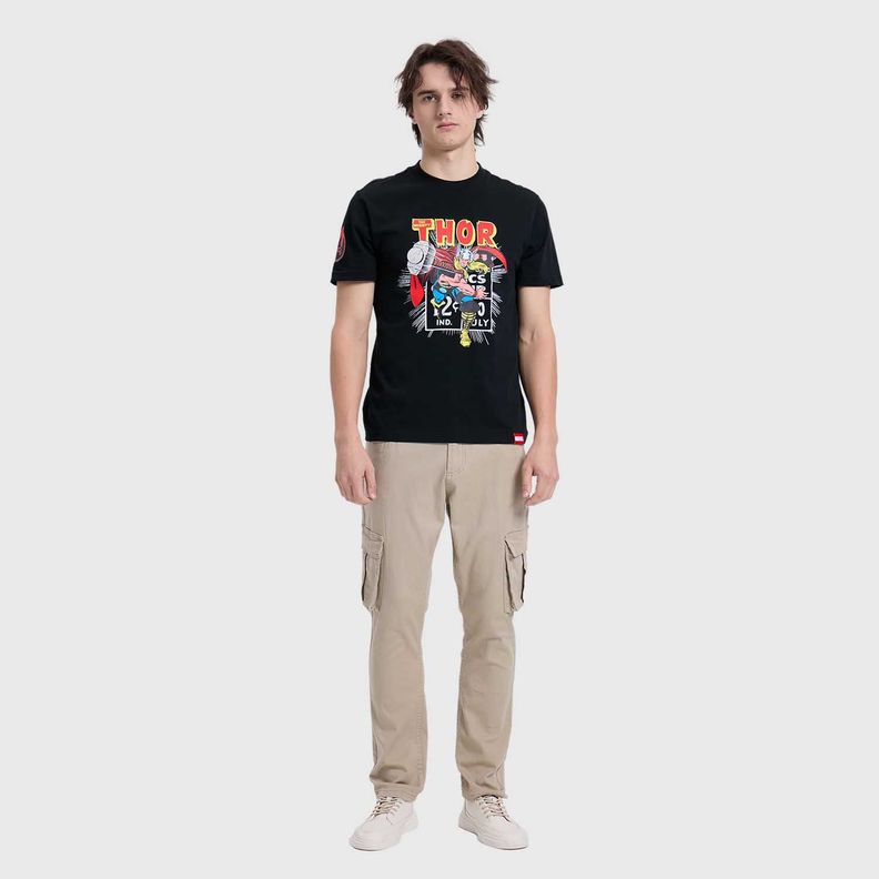 Jeans Hombre Cargo Liso Beige Fashion´s Park-3