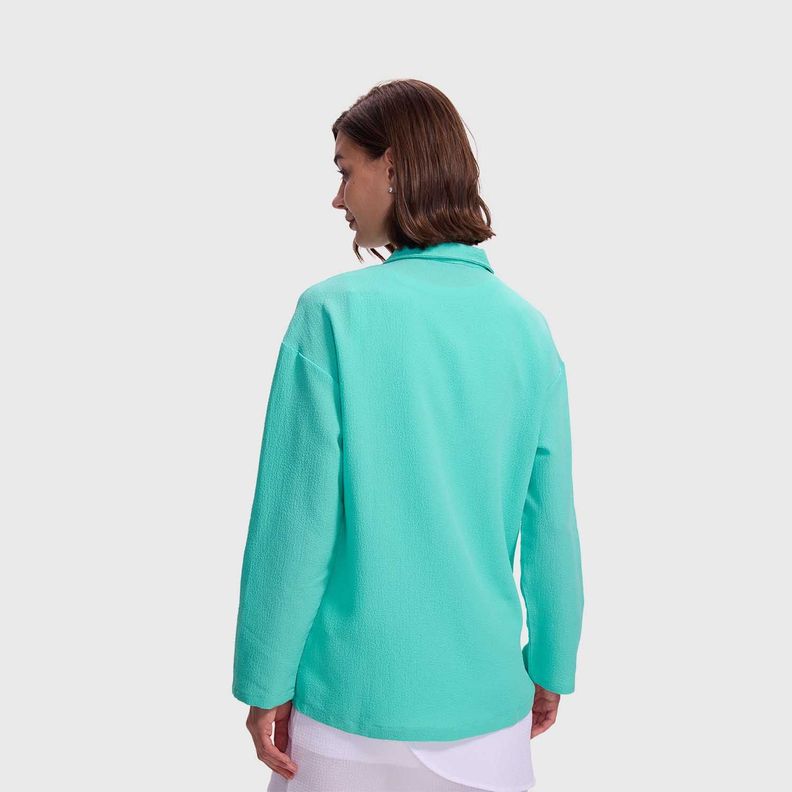 Blusa Mujer Abotonada Oversize Aqua Fashion's Park-2
