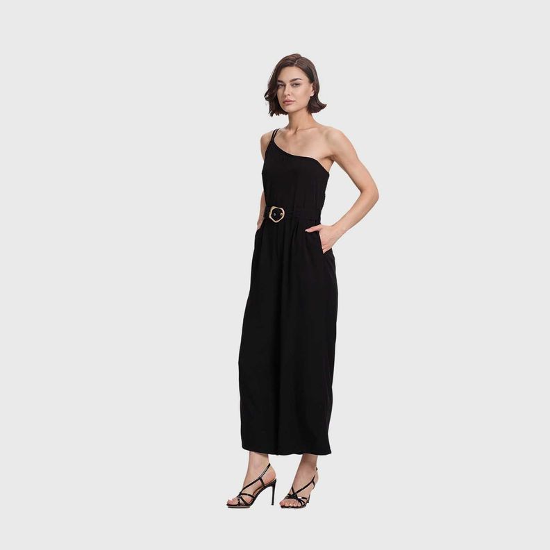 Enterito Mujer Largo Pabilo Negro Fashion's Park-1