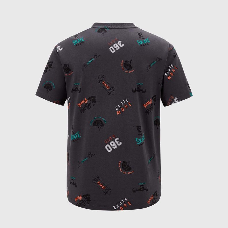 Polera Niño Full Print Oversize Marengo Fashion's Park-1
