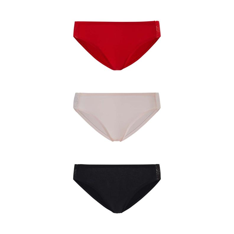 Calzón Mujer Bikini Detalle Costado Palo Rosa Fashion's Park-0
