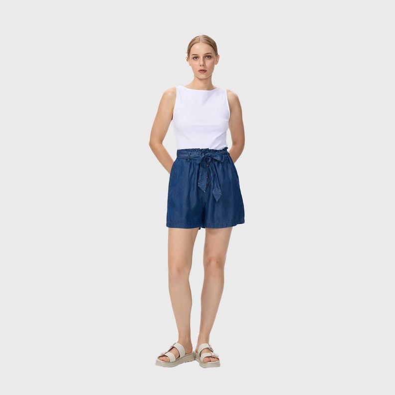 Short Mujer Comfy Azul Fashion's Park-3