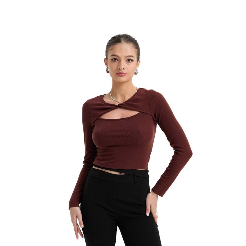 Polera Mujer Twist Cafe Fashion's Park-0