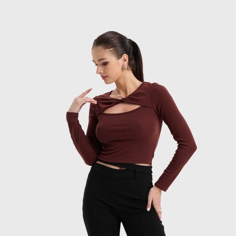 Polera Mujer Twist Cafe Fashion's Park-1