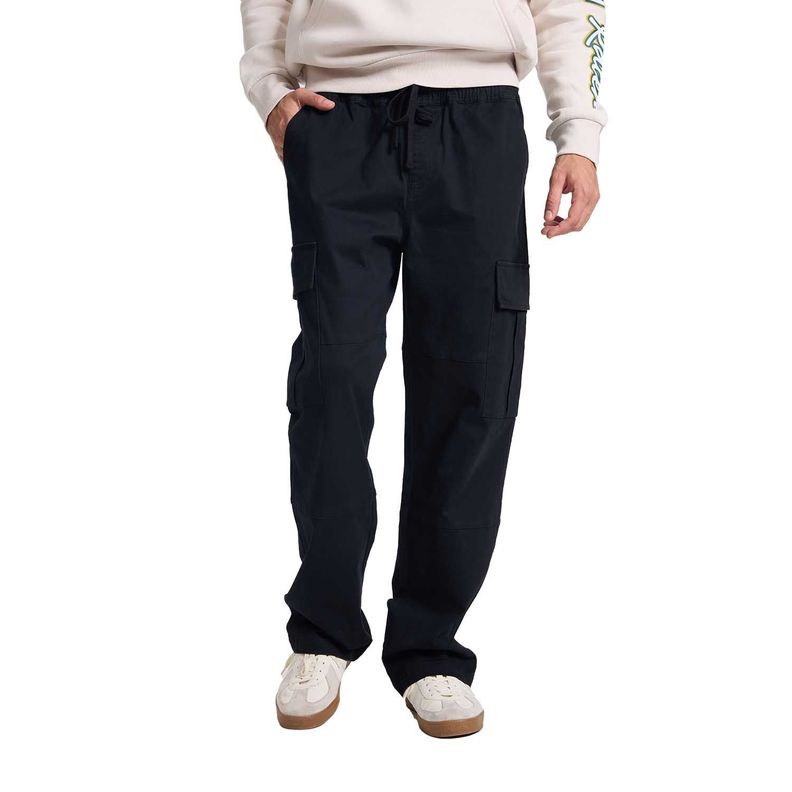 Pantalón Hombre Cargo Negro Fsp I Fashions Park-0
