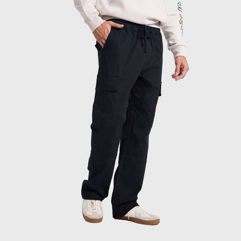 Pantalón Hombre Cargo Negro Fsp I Fashions Park-1