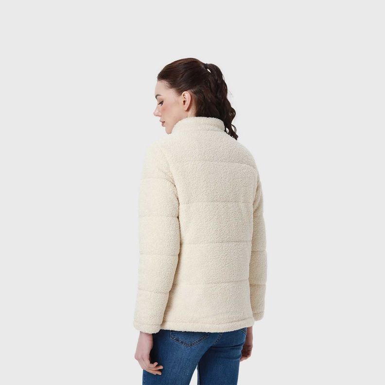Polar Mujer Tipo Chaqueta Puffa Arena-5