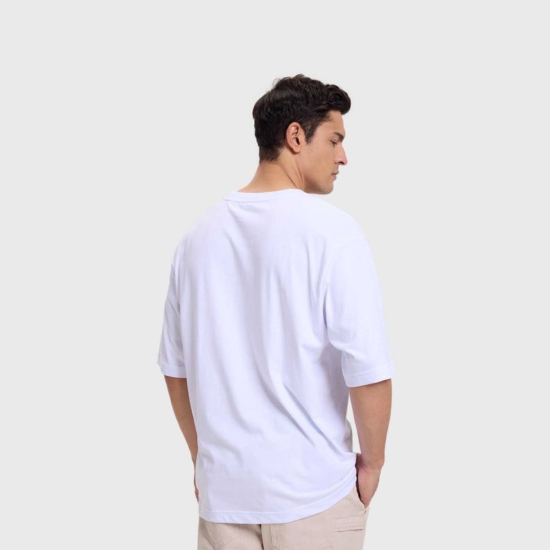 Polera Hombre Sport Oversize Blanco Fashion's Park-2