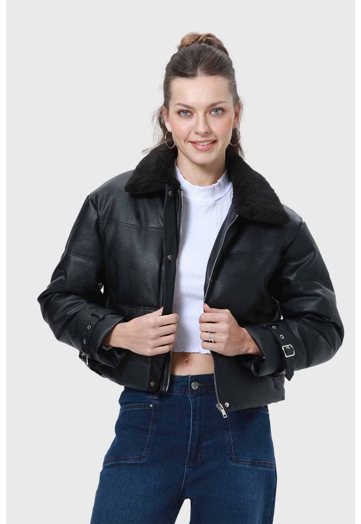 Parka Mujer Puffa Chiporro Negro