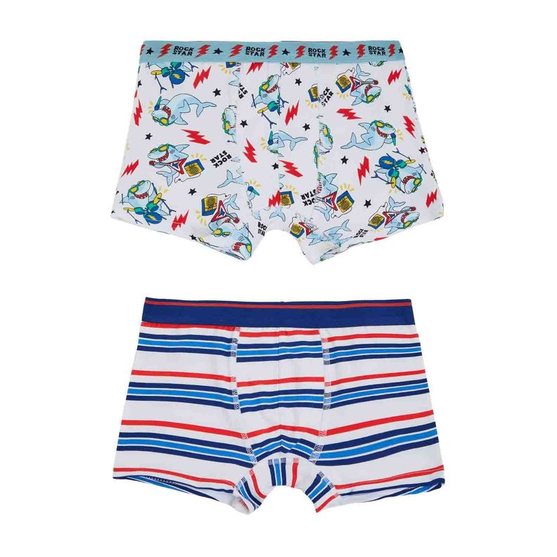 Boxer Niño Bipack Liso Rapport Calipso-0