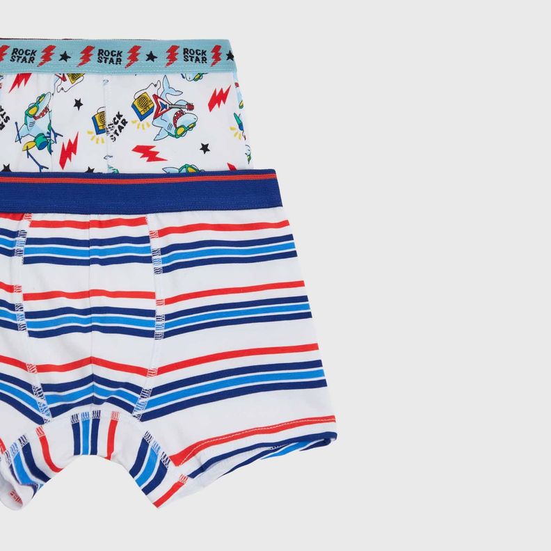 Boxer Niño Bipack Liso Rapport Calipso-1