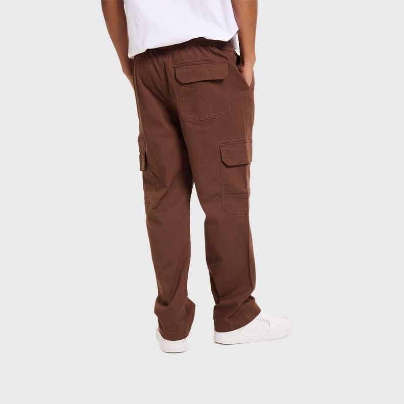 Pantalón Hombre Cargo Pretina Chocolate Fashion's Park-2