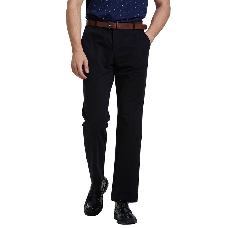 Pantalón Hombre Chino Cinturón Negro Fashion´s Park-0