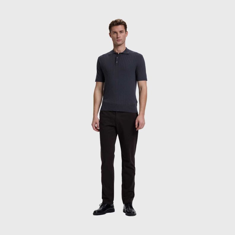 Polera Hombre Textura Linea Marengo Fashion's Park-3