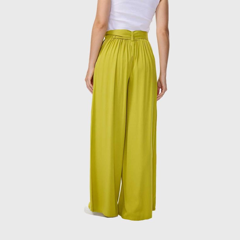 Pantalón Mujer Palazzo Verde Claro Fashions Park-2