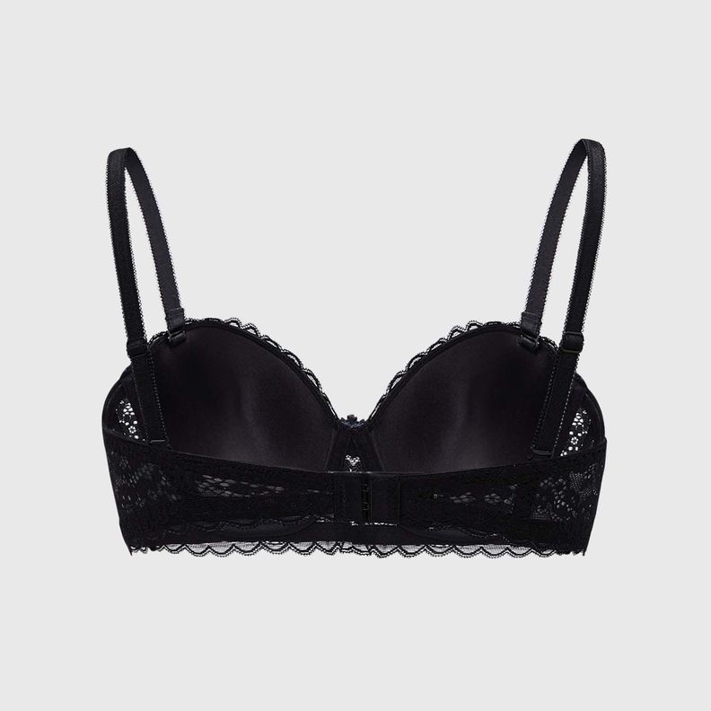 Sostén Mujer Strapless Encaje Negro Fashion's Park-1