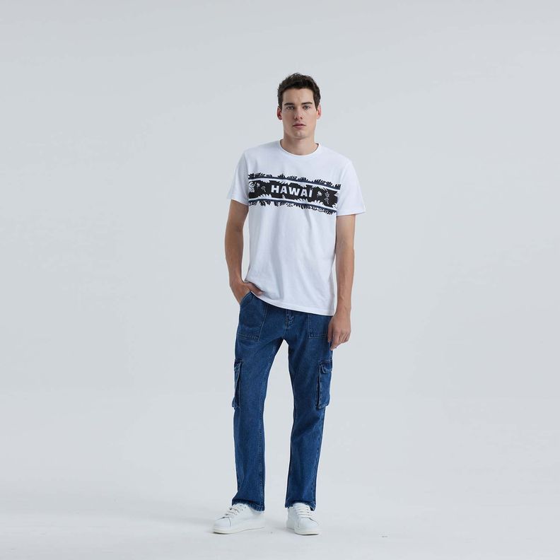Jeans Hombre Cargo Carpintero Azul Medio Fashion´s Park-3
