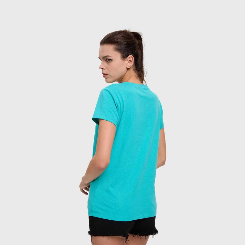 Polera Mujer Básica Print Aqua Fashions Park-2