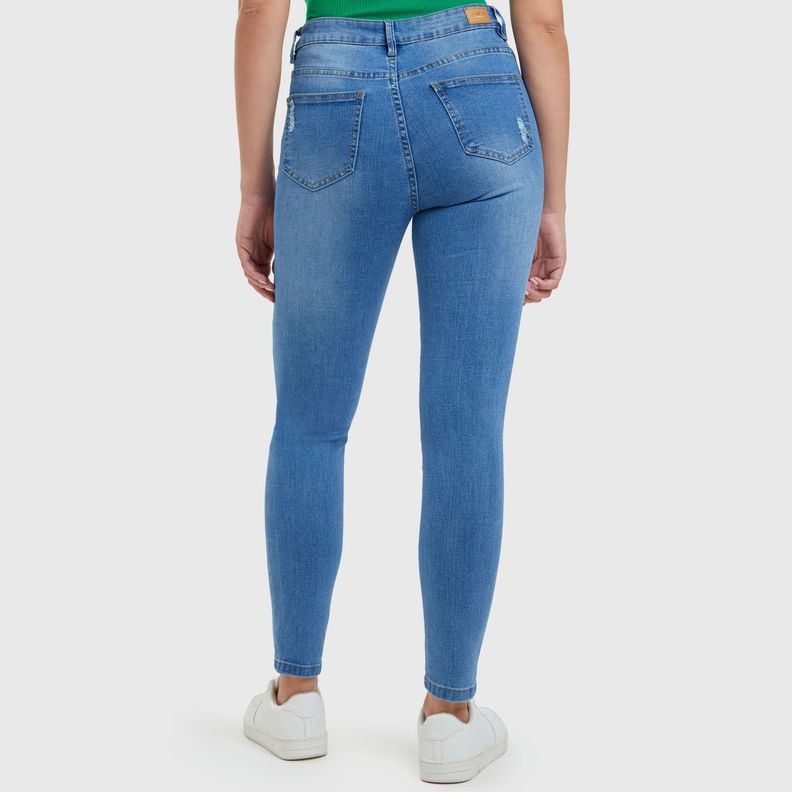 Jeans Super Skinny Lia Azul Claro Mujer-2