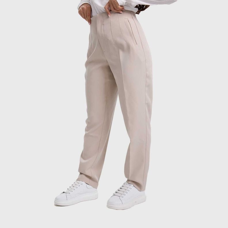 Pantalón Mujer Tiro Alto Sastrero Arena Fashion´s Park-1
