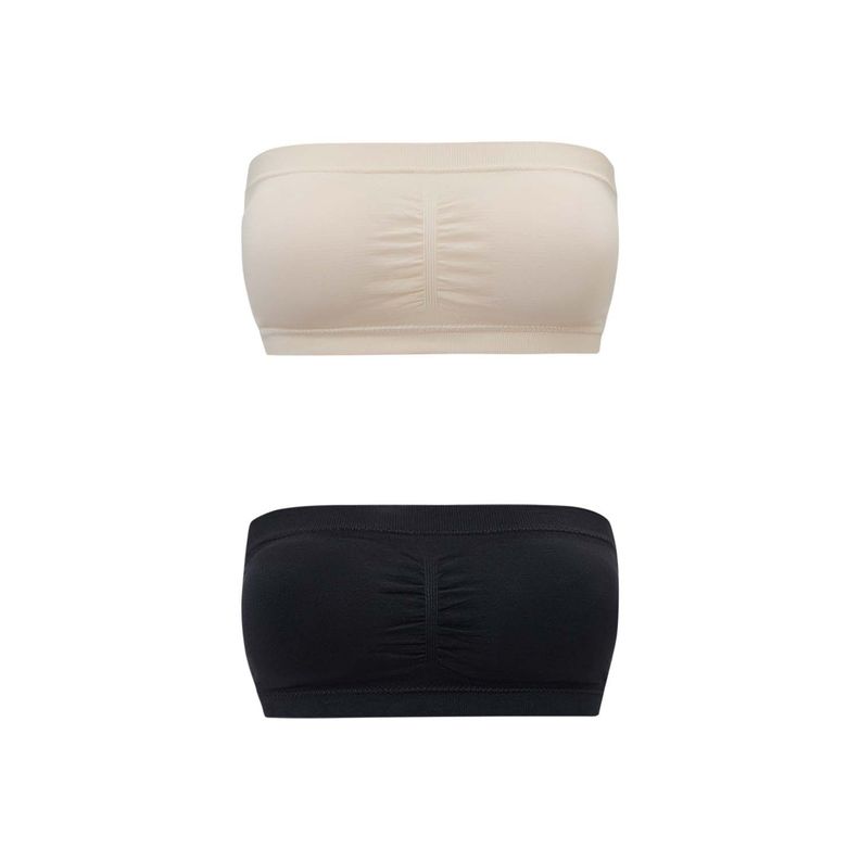 Sostén Mujer Bipack Strapless Negro Iv Fsp Fashion's Park-0
