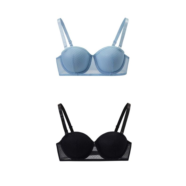 Sostén Mujer Copa Soft Strapless Negro Fashions Park-1