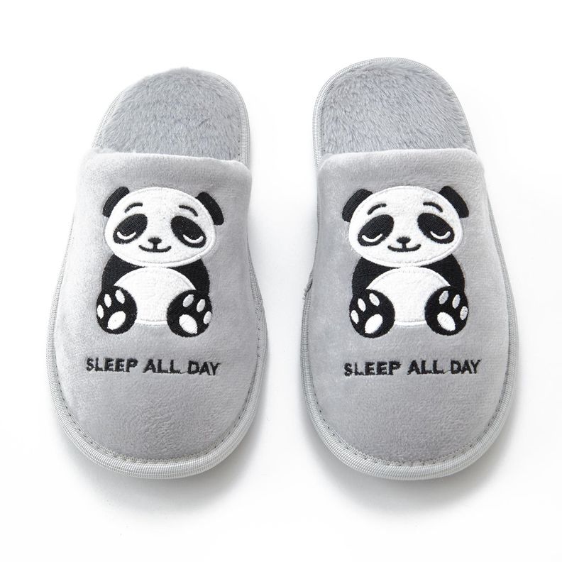 Pantufla Mujer Polar Gris Fashion´s Park-0