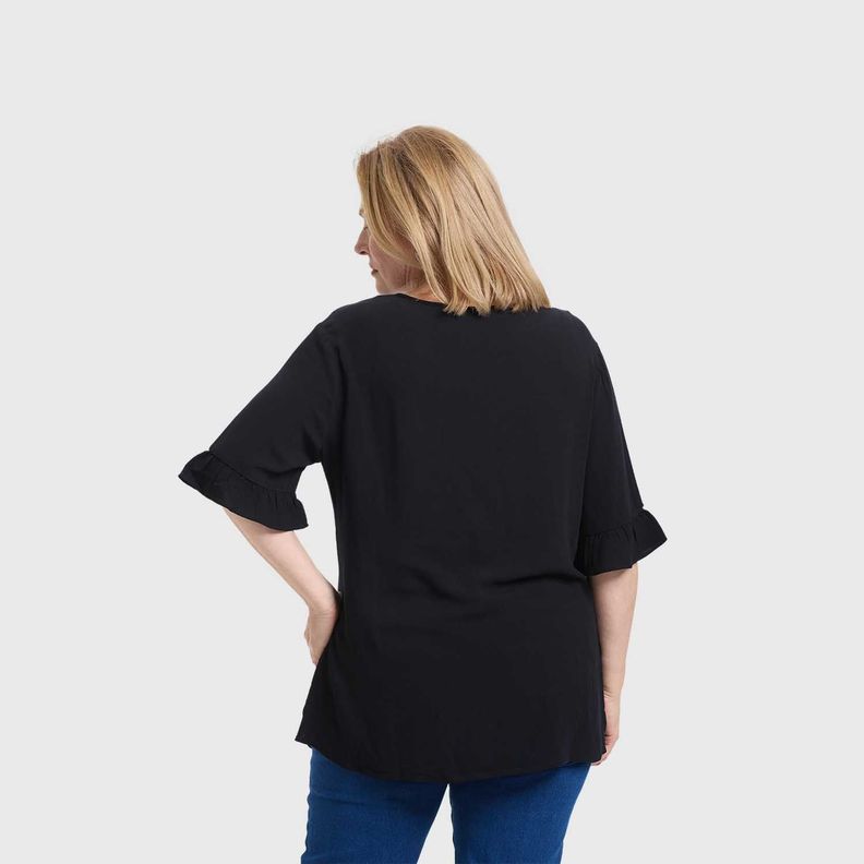 Blusa Mujer Vuelo Negro Fashion's Park-2