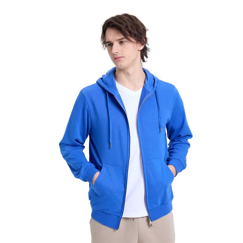 Polerón Hombre Básico Rider Azul Fashion´s Park-0