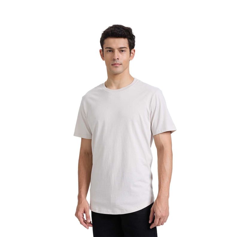 Polera Hombre Long Fit Básica Beige Fashions Park-0