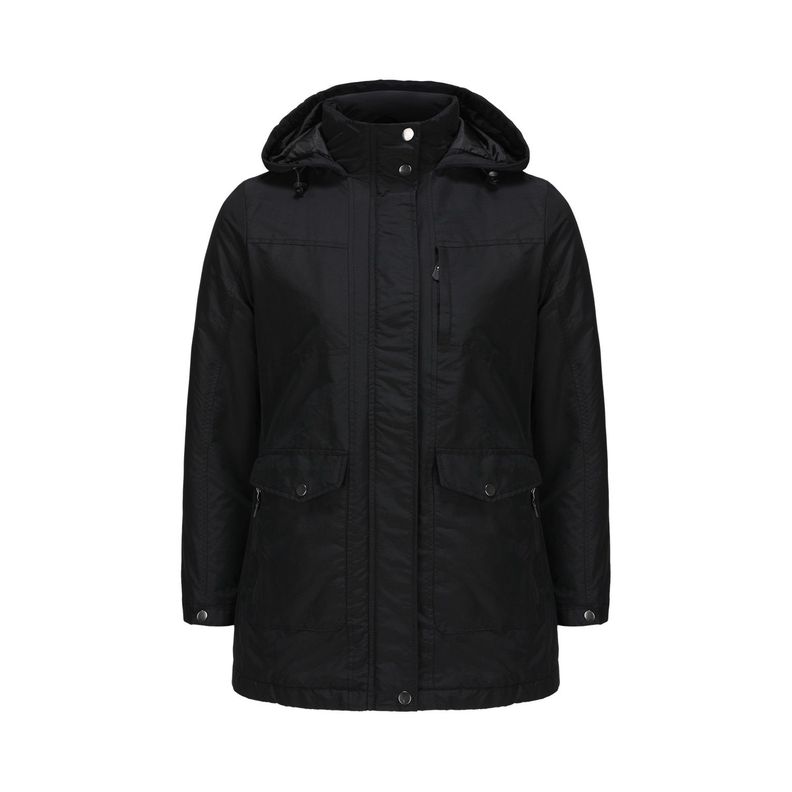 Parka Mujer Impermeable Negro Fashion´s Park-0