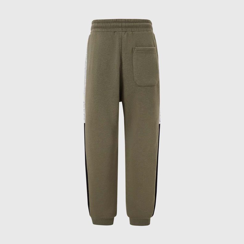 Pantalón Niño Buzo Cortes Verde Militar Fashion's Park-1