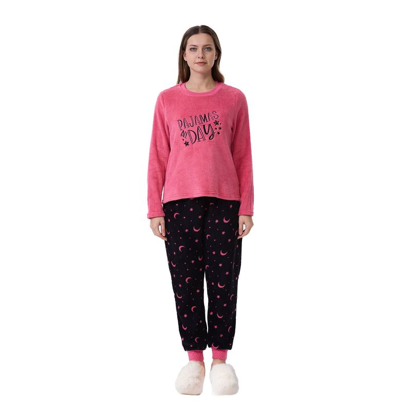 Pijama Mujer Polar Fucsia Fashion´s Park-0