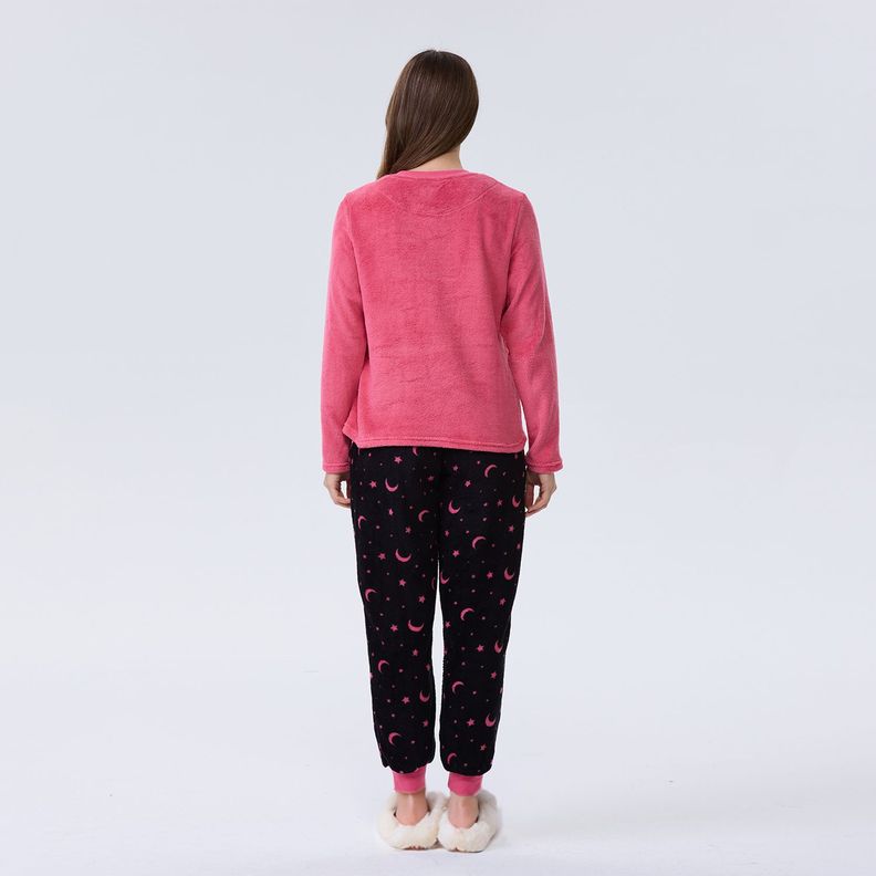 Pijama Mujer Polar Fucsia Fashion´s Park-1