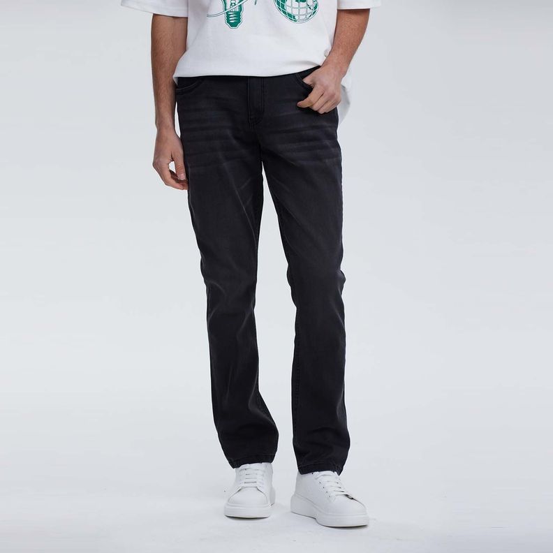 Jeans Hombre Slim 701 Negro-0