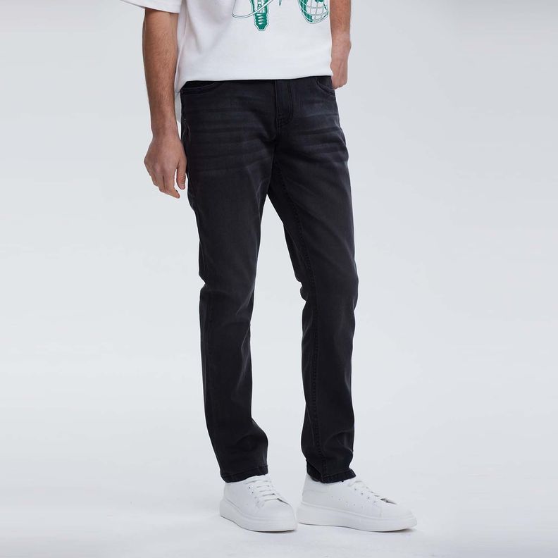 Jeans Hombre Slim 701 Negro-1