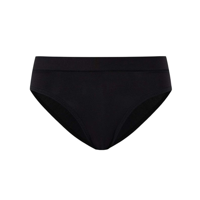 Calzón Mujer Bikini Sin Costura Negro-0
