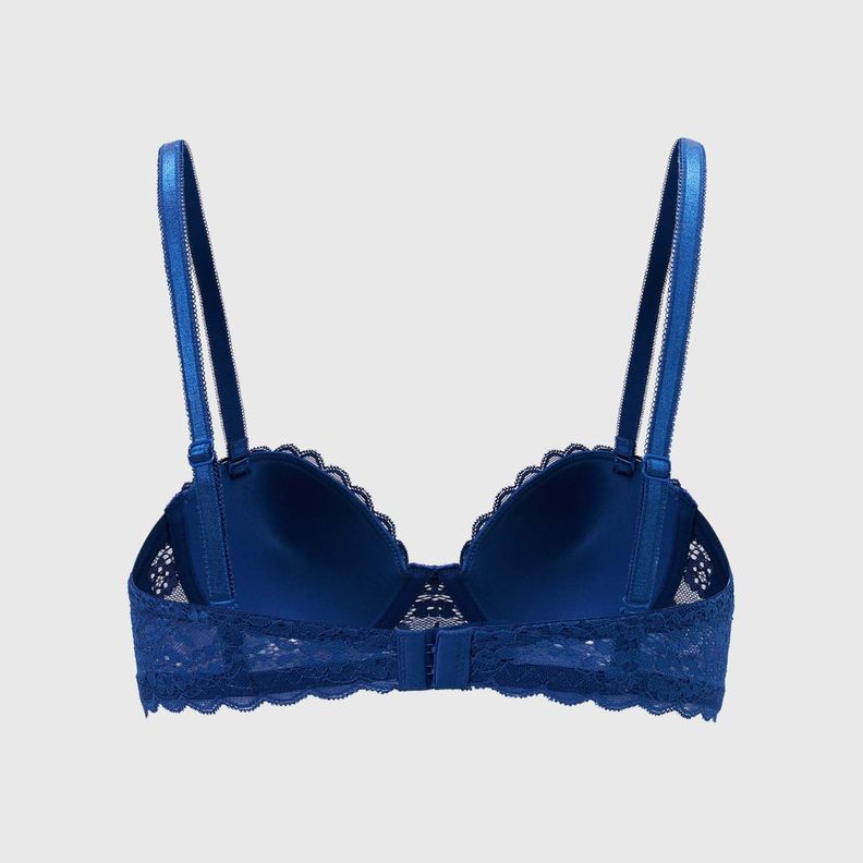 Sostén Mujer Strapless Encaje Azul Fashion's Park-1