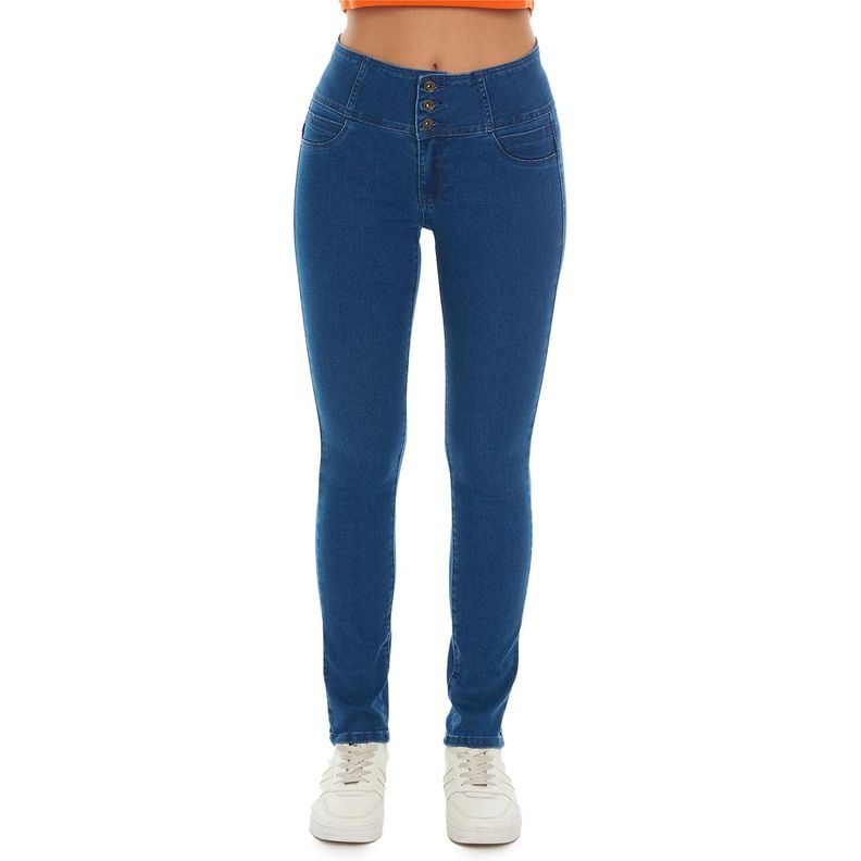 Jeans Mujer Castilla Skinny Azul Fashion's Park-0