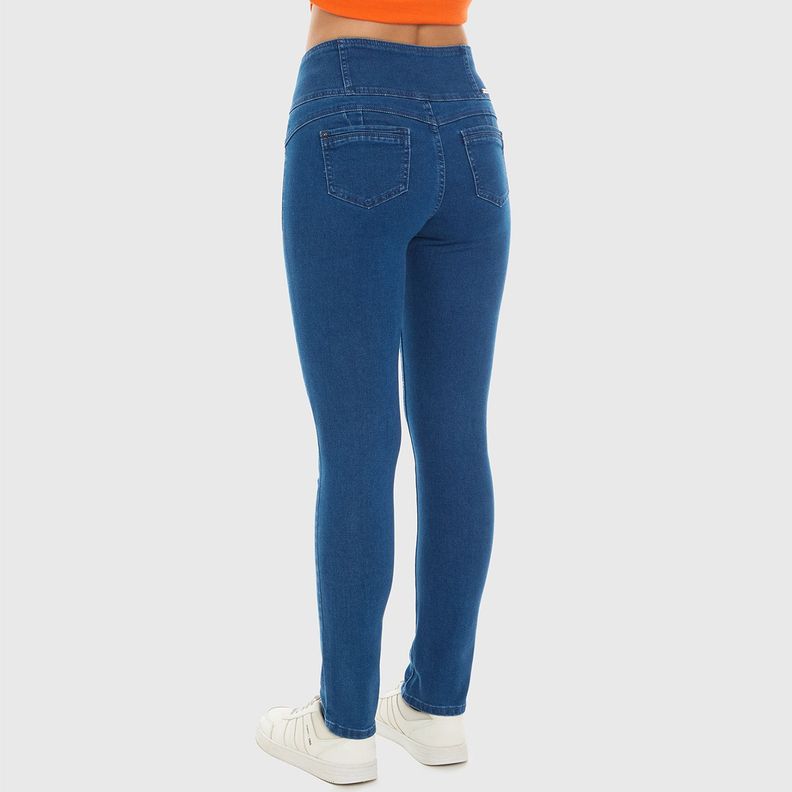 Jeans Mujer Castilla Skinny Azul Fashion's Park-2