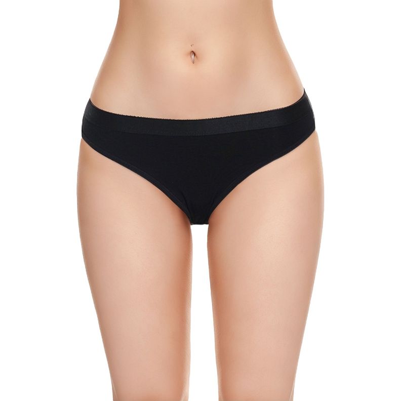 Calzón Mujer Deportivo Colaless Liso Negro-0